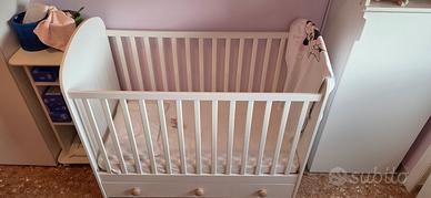 Letto per bambini IKEA 6-24 mesi in legno bianco