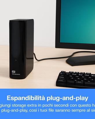  WD Elements HDD Hard disk 12 TB USB 3.0
