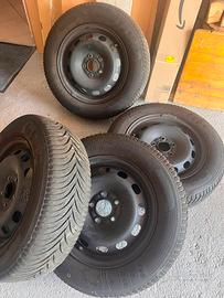 4 cerchi in ferro 15 pollici
