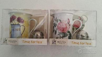 Tisaniere porcellana in confezione originale