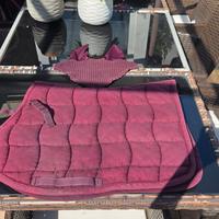 Cuffia e sottosella viola Eskadron