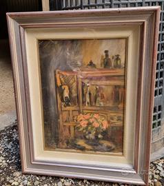 Quadro raffigurante salotto Villa Vitali