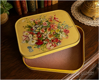 Scatola di Latta Vintage Motta Milano FIRMATA 