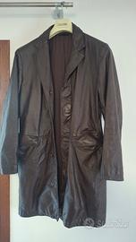 cappotto in pelle Sisley