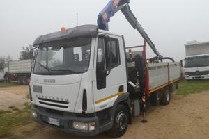 Iveco Eurocargo 120e21 cassone con gru-cestello