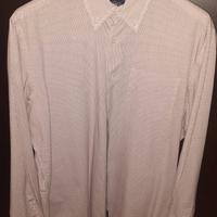 Camicia bianca Rifle Jeans quadretti bordeaux L