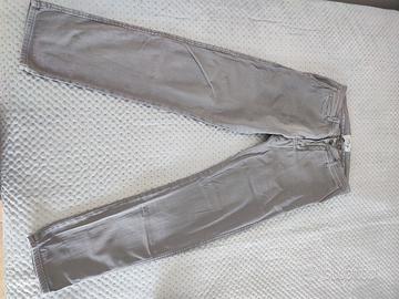 pantalone grigio uomo taglia 50 slim