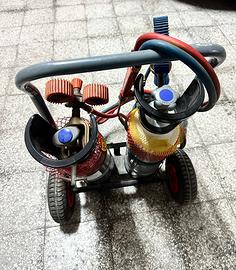 Cannello e bombole acetilene per saldare
