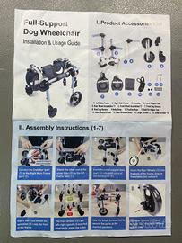 Carrello per cani disabii