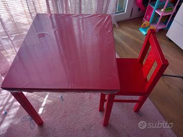 tavolo e sedia bambini kritter Ikea