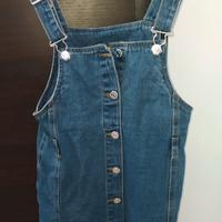 Salopette jeans bambina MAI INDOSSATA