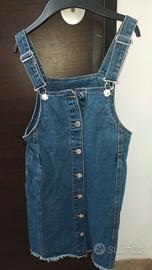 Salopette jeans bambina MAI INDOSSATA