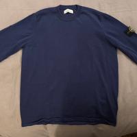 Maglione girocollo Stone Island blu/violetto