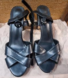 sandali con tacco conbipel