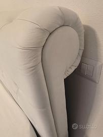 letto capitonne ' con contenitore  matrimoniale 