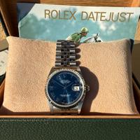Rolex 16234 Datejust 36 blu romani 2003