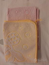 salviette bambino asilo con occhiello