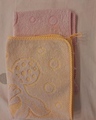 salviette bambino asilo con occhiello