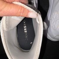 Converse bianche platform alte