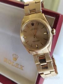 Rolex Oro Massiccio 18K 34mm (Cert.Lec prov.Rev.)