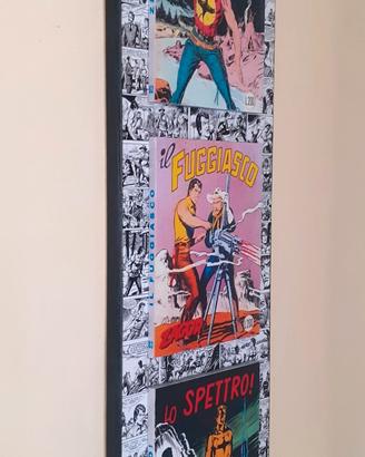 Quadro in legno omaggio a Zagor