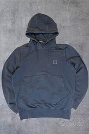 Felpa Stone Island Cappuccio Uomo Blu Scuro M