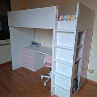 Letto a soppalco Ikea Smastad