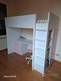 Letto a soppalco Ikea Smastad