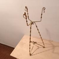 Portavaso da interno in metallo.