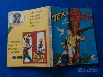 TEX numero 39 SIMILSPILLATO "La Gola della Morte"