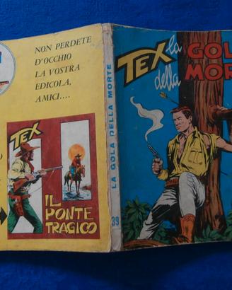 TEX numero 39 SIMILSPILLATO "La Gola della Morte"