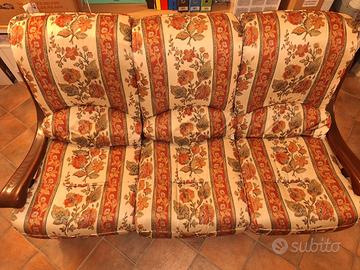 Divano letto 3 posti con rete a doghe