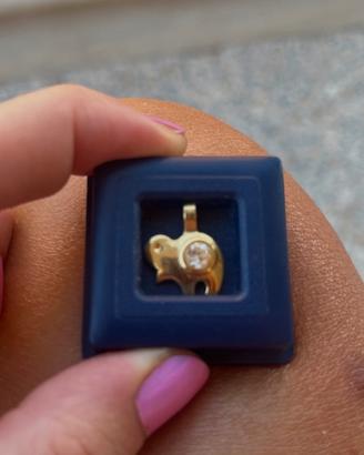 Ciondolo animale elefante collana