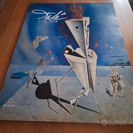 Calendario Salvador Dali del 1996. Ved.descrizione