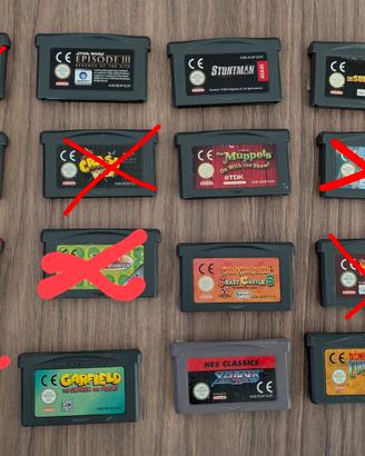 Cartucce Gameboy Advance 