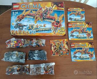 LEGO Chima 70146 Tempio Fenice + 70211 Fluminox