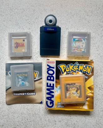 Lotto Pokémon Giallo + Argento,Zelda,Mario2,Camera
