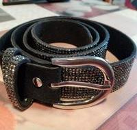 Cintura con Strass Argento