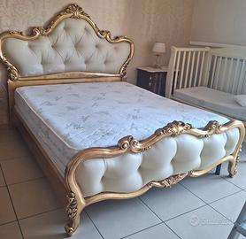 letto matrimoniale barocco 