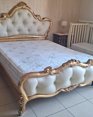 letto matrimoniale barocco 