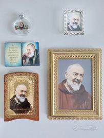 Set 5 oggetti San Pio