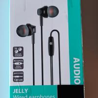 Auricolari tiemme jelly a filo con jack 3.5mm