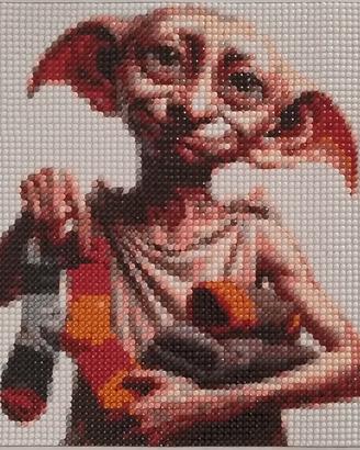 Quadro Dobby Harry Potter diamond painting
