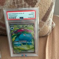 Venusaur ex psa 10 giapponese