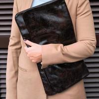 Borsa Antonello Serio vera pelle marrone bruciato