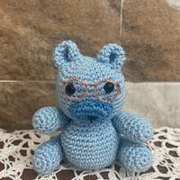 amigurumi orsetto blu