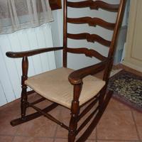 Sedia Dondolo vintage 