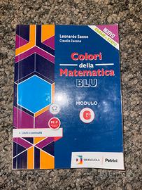 Colori della matematica blu MODULO G