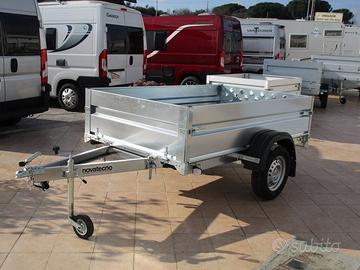 Carrello porta tutto basculante e rampa posteriore