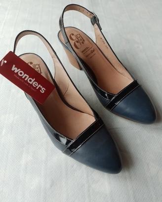 Scarpe blu donna taglia 38 con memory gel